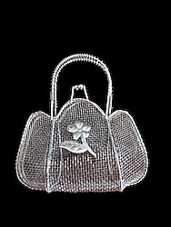 Tel Çanta Figürlü Dekoratif Cüzdan