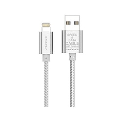 Pineng Pn-305 Iphone Lightning 1 Metre Örgülü Gümüş Kablo , Sıfır