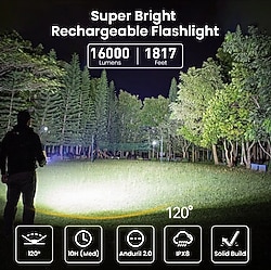 sofirn Q8 Plus 16000 lümen profesyonel fener