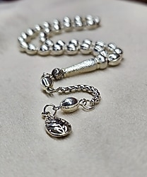 Gümüş kaplama tesbih