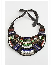 Bohem karışık renk yaka kolye