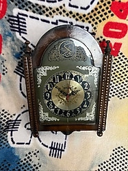 Antika Hislon duvar saati aktif çalışıyor