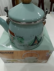 Kamp emaye çaydanlık