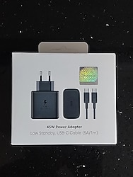 Orjinal Samsung 45W Süper Hızlı Şarj Aleti Bandrollü Type C 5A "SIFIR ÜRÜN"