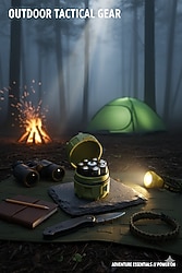 AA Pil Kutusu Waterproof Outdoor Tactical Kamp