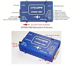 Cyclops Storm OSD / Sabit kanat(uçak) uçuş kontrolcüsü