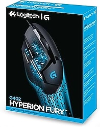 Logitech G402 Hyperion fury kablolu mause