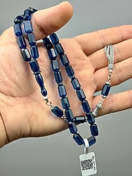 Doğal Kaya Damla Kehribar Tesbih