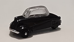 IMU 1:87 Messerschmitt KR200 Siyah - Sıfır Kutulu Model