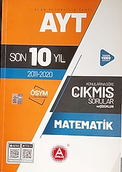 A YAYINLARI, TYT - AYT MATEMATİK, SON 10 YIL ÇIKMIŞ SORULAR