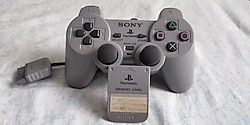 PS1 Gri Gamepad / A Seri - Tam Set