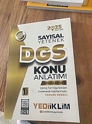 Dgs sayısal yetenek konu anlatımı 1. Cilt