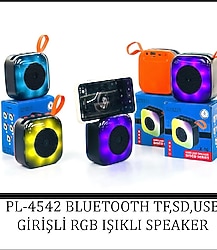 PL-4541 RGB Işıklı Bluetotlu Spiker