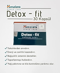Himalaya Detox-fit 30 Kapsül Orjinal Bandrollü ( SIFIR ÜRÜN )