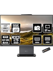 Lenovo Thinkcentre Neo 50A Gen 5 Intel Core I7 13620H 40GB 2tb SSD 27" Fhd Fdos All In One Bilgisayar