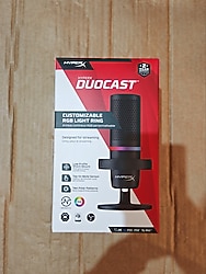 Hyperx Duocast oyuncu mikrofon. sıfır