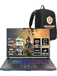 Asus Rog Strix G16 Amd Ryzen 9 8940HX 24GB 4tb SSD RTX5050/8GB 16" Fhd+ 165Hz Fdos Taşınabilir Bilgisayar