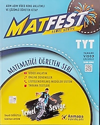 ARMADA YAYINLARI, MATFEST ÖĞRETEN SERİ TYT MATEMATİK TEMEL SEVİYE KİTABI