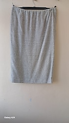 SIFIR XXXL AÇIK GRİ RENK ETEK