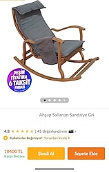 Ahşap Sallanan Koltuk