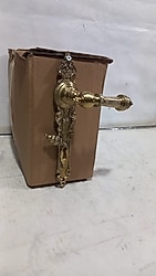 antika pirinç kapı kolları seti