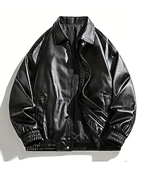 DERİ CEKET SIFIR M-L OVERSIZE KALIP