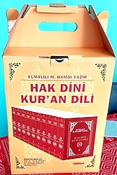 HAK DİNİ KURAN DİLİ ELMALILI HAMDİ YAZIR TEFSİRİ KUTUSUNDA 10 CİLT TAKIM
