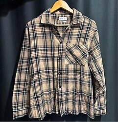 Vintage Tena oversize plaid gömlek – tam bir grunge / lumberjack vibe’ı!