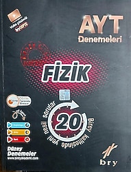 BRY YAYINLARI, AYT DENEMELERİ FİZİK, 20 DENEME
