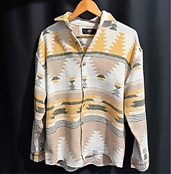 Vintage RR HAT southwestern wool jacquard gömlek – tam bir Navajo/Aztec inspired retro şaheseri!