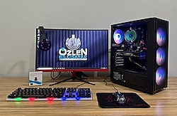 Komple Set Oyun Bilgisayarı / İ5 4570+RX 580 8GB+24 75Hz Monitör