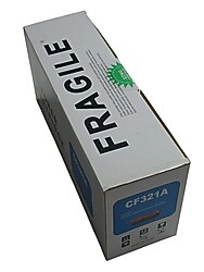 HP CF321A(ÇİPLİ,16.5K)MAVİ MUADİL TONER(SIFIR)