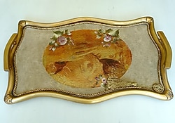 Ahşap Deri Tepsi - 23 Yıllık / Vakko