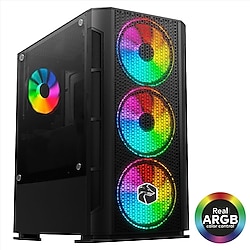 Gametech X-Coler Mesh Panel ARGB Micro ATX Bilgisayar Kasası