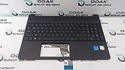 HP 15-EF (ÜST KASA+KLAVYE) SİYAH RENK