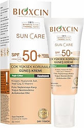 Bioxcin Sun Care Çok Yüksek Korumalı Yağlı Ciltler Için Renkli Güneş Kremi Tinted Spf 50+ 50 Ml