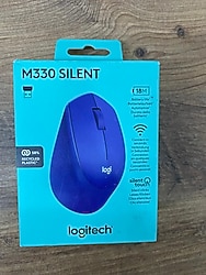Logitech M330 Sessiz Kablosuz Optik Mouse - Mavi