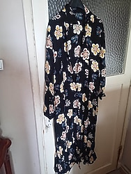 Hot Fashion Çiçek Desenli Kadın Elbise