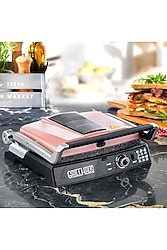Schafer Grill Haus Rose Gold 2000 W Granit Tost Makinesi (Et Pişirme Özellikli)