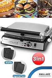 Goldmaster GM7466 Grillart 2000 W Waffle ve Tost Makinesi