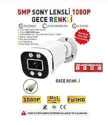 gece görüşü kamera 5 MP ultra HD