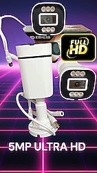 gece görüşü kamera 5 MP ultra HD