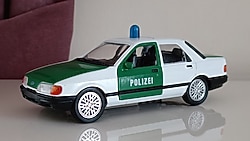 Ford Sierra Sapphire Polizei 1:25 Schabak | Kutusunda & Sıfır