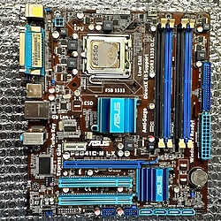 ASUS P5G41C-M LX NVMe M.2 SSD BIOS Destekli 775 Pin Anakart-(ÜCRETSİZ KARGO)