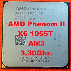 AMD PHENOM II X6 Çekirdekli 1055T (3.30GHz) 9MB AM3 işlemci (ÜCRETSİZ KARGO)