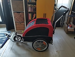 TRİXİE KÖPEK İÇİN BİSİKLET RÖMORK - M