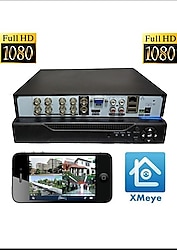 HD 8 Kanal Dvr Güvenlik Kamera Kayıt Cihazı Full Hd 1080N 8 Kanal Video girişi HD