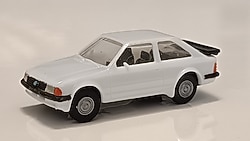 MIBER 1:87 Ford Escort XR Dekalli Beyaz - Koleksiyonluk Model