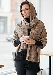 Etnik Pahsmina Desen Şal