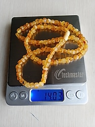 kehribar kolye ve bileklik set